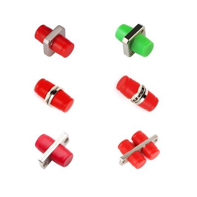 1 puerto cuadrado rectangular grande D pequeño D simple duplex APC UPC PC FC adaptador para FTTH FTTB FTTX red