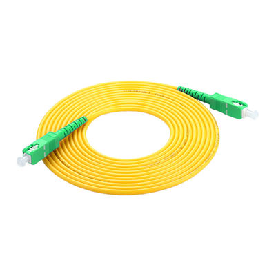 Conexión de fibra óptica SC Cordón de parcheado de fibra óptica para equipos de APC 5