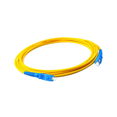 Equipo de fibra óptica SC UPC Cordón de parche de fibra óptica para conexión de fibra óptica rápida