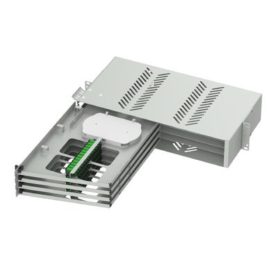 Panel de parches de fibra óptica de 19 pulgadas Sub ODF para red de centro de datos ODN SC APC Tipo de oscilación
