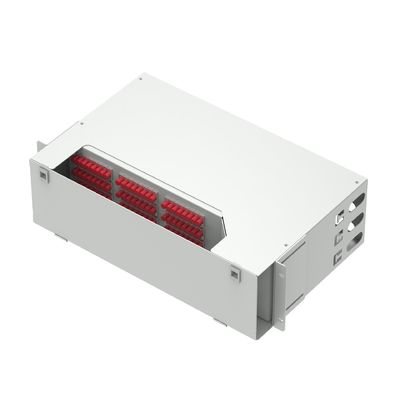 Red ODN 19 pulgadas panel de parche oscilante UPC tipo 96 núcleos equipo de fibra óptica para FTTX