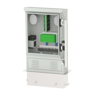 Tipo de conector SC FC LC ST FDC 48A FTTH gabinete de distribución de fibra inoxidable al aire libre