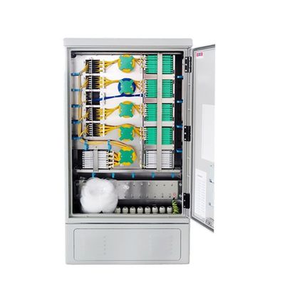 576 Cabinet de distribución de fibra óptica de capacidad central para redes de fibra óptica al aire libre y FTTH