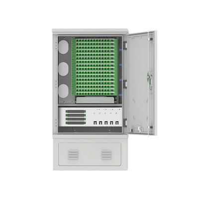 Gabinete de distribución de fibra FTTH al aire libre con diseño y construcción de materiales SMC