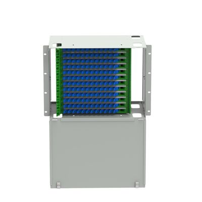 Mejor panel de parches de fibra de tipo E2K de 144 puertos para redes FTTH en centros de datos interiores 5