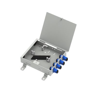 SC UPC Tipo 4 núcleos de fibra óptica FTTH Terminal Box para la infraestructura de red FTTH