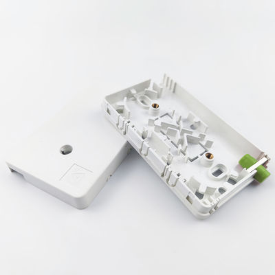 Panel de conexión de placa de fachada de fibra óptica de plástico FC APC montado en la pared para interiores