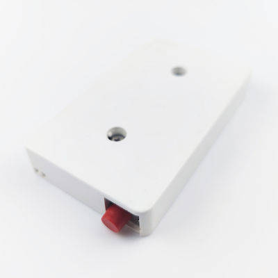 2 núcleos de UPC de plástico de fibra óptica panel de conexión para la red FTTH en blanco / gris