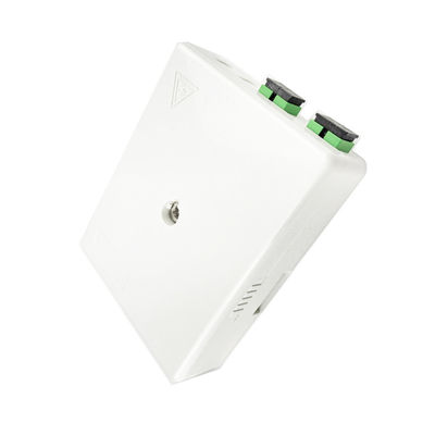 SC APC Fibra óptica de plástico panel de conexión de fachada 2 núcleos para redes interiores y FTTH