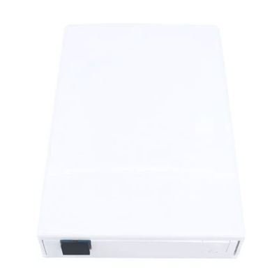 5 2 Núcleos SC UPC Panel de conexión de placa de fachada de fibra óptica de plástico para red FTTH interior