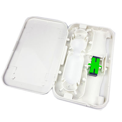 1 núcleo SC APC Panel de conexión de la placa frontal de fibra óptica de plástico para la instalación de redes FTTH en interiores