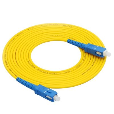 Conexión de fibra óptica a largo plazo SC Fibra óptica Pigtail Patchcord con 5 Tiempo