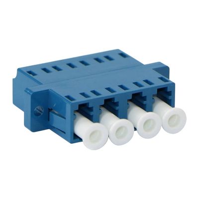 1 puerto / 2 puertos / 4 puertos LC APC UPC PC Adaptador de fibra óptica para una conexión fluida