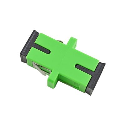 Adaptador de fibra óptica cuádruple SC a prueba de polvo sin orejas con APC UPC PC PBT Material 1 puerto/2 puertos