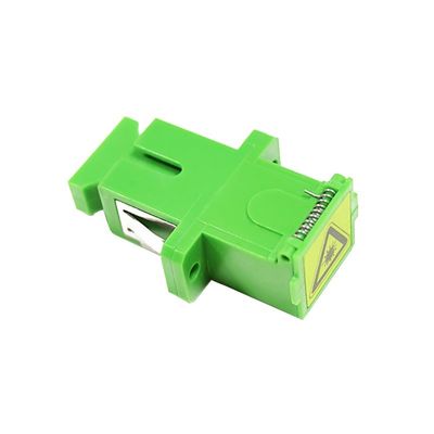 Adaptador de fibra óptica cuádruple SC a prueba de polvo sin orejas con APC UPC PC PBT Material 1 puerto/2 puertos