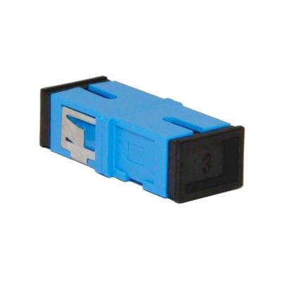 Adaptador de fibra óptica cuádruple SC a prueba de polvo sin orejas con APC UPC PC PBT Material 1 puerto/2 puertos