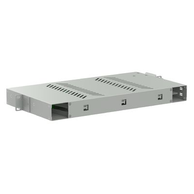 FTTX 24 puertos Sub ODF tipo swing SC APC Panel de parches de fibra óptica para equipos ópticos