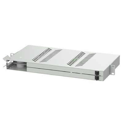 FTTX 24 puertos Sub ODF tipo swing SC APC Panel de parches de fibra óptica para equipos ópticos
