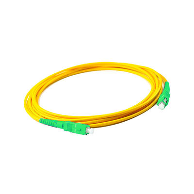 Conexión de fibra óptica SC Cordón de parcheado de fibra óptica para equipos de APC 5