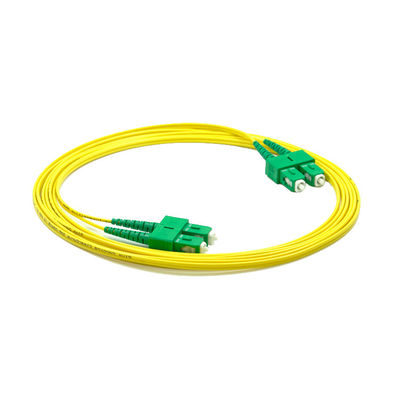 Conexión de fibra óptica SC Cordón de parcheado de fibra óptica para equipos de APC 5