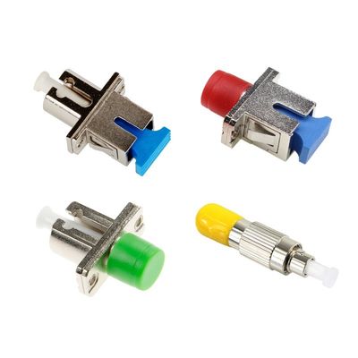 Adaptadores de fibra óptica híbridos con manga de zirconio LC FC ST SC