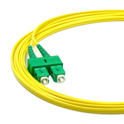 Conexión de fibra óptica SC Cordón de parcheado de fibra óptica para equipos de APC 5