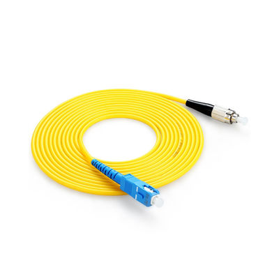 Función de conexión de fibra óptica longitud personalizable SC FC Fibra óptica patchcord