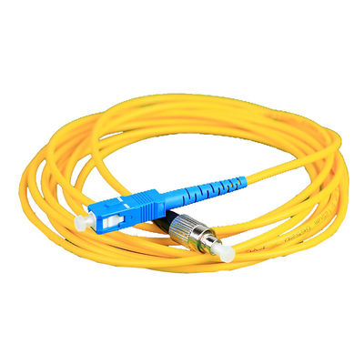 Función de conexión de fibra óptica longitud personalizable SC FC Fibra óptica patchcord