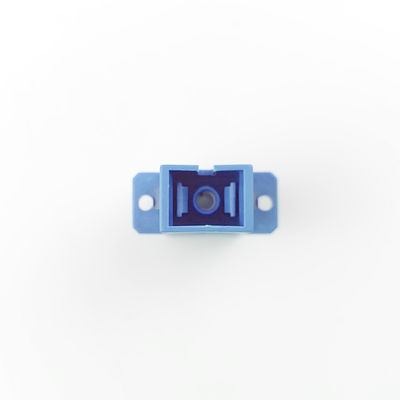 Adaptador de fibra óptica FTTH SC con acoplador simplex a prueba de polvo con auriculares UPC fabricado por PBT
