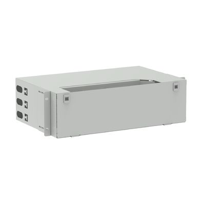 Cuadro de distribución subóptico para 96 núcleos Equipo de fibra óptica Gris/Negro LC Tipo UPC