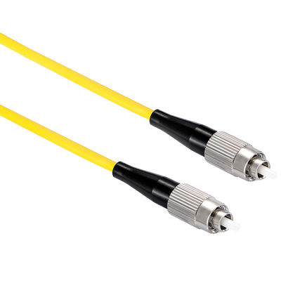 Equipo de cable de parche de fibra óptica FC de longitud personalizable para conexión de fibra óptica