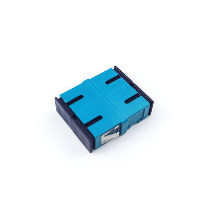 Adaptador de fibra óptica SC/UPC dúplex para FTTH a prueba de polvo Adaptador de puertos sin orejas 2