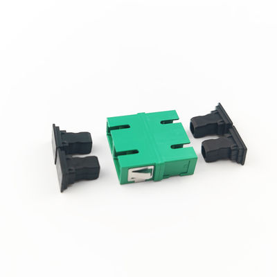 Adaptador de fibra óptica SC sin orejas con APC