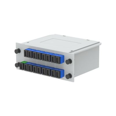 FTTX Fibra óptica PLC Tipo de inserción de divisores 1x2 1x4 1x8 1x16 1x32 1x64 con SC/UPC 5