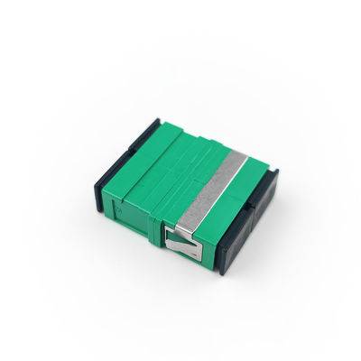 Adaptador de fibra óptica SC sin orejas con APC