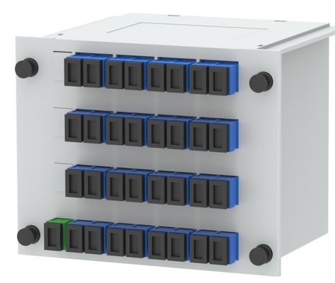 FTTX Fibra óptica PLC Tipo de inserción de divisores 1x2 1x4 1x8 1x16 1x32 1x64 con SC/UPC 5