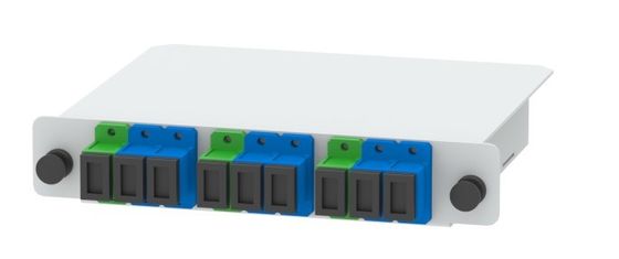 FTTX Fibra óptica PLC Tipo de inserción de divisores 1x2 1x4 1x8 1x16 1x32 1x64 con SC/UPC 5