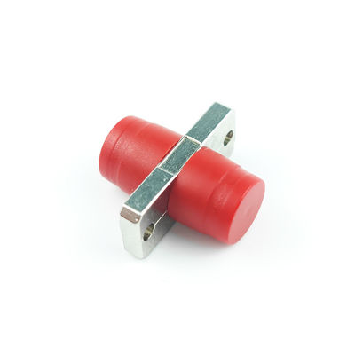 Adaptador rectangular de fibra óptica FTTH Simplex UPC FC con aleación de zinc/material PBT de plástico