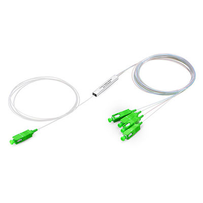1310nm 1550nm longitud de onda PLC Fibra óptica de división para la red FTTX longitud personalizada