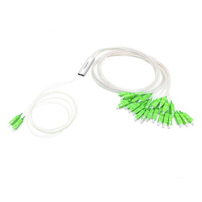 1310nm 1550nm longitud de onda PLC Fibra óptica de división para la red FTTX longitud personalizada