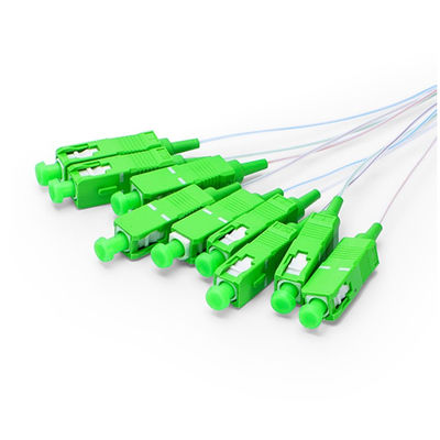 1310nm 1550nm longitud de onda PLC Fibra óptica de división para la red FTTX longitud personalizada