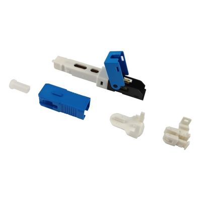 MAX≤0,5 dB Pérdida de inserción SC UPC SM Conector rápido de fibra óptica simple para FTTH y red