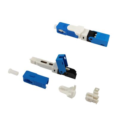MAX≤0,5 dB Pérdida de inserción SC UPC SM Conector rápido de fibra óptica simple para FTTH y red