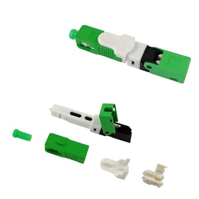 MAX≤0,5 dB Pérdida de inserción SC UPC SM Conector rápido de fibra óptica simple para FTTH y red