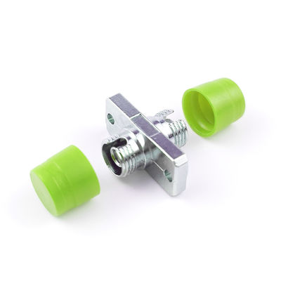 Adaptador de fibra óptica FTTH Simplex APC FC con color verde y característica rectangular