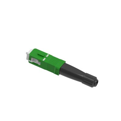 Conector rápido de fibra óptica de red FTTH Simplex SC con 10 veces de reutilización y UPC pulido