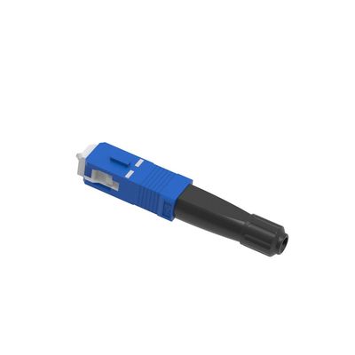 Conector rápido de fibra óptica de red FTTH Simplex SC con 10 veces de reutilización y UPC pulido