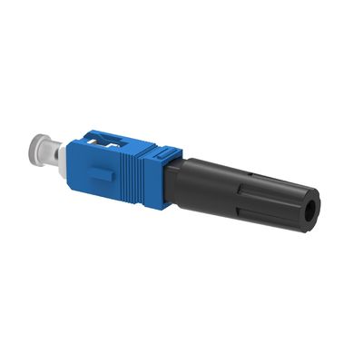 5 - Conector rápido de fibra óptica simple SC fabricado para el montaje de campo en redes FTTH