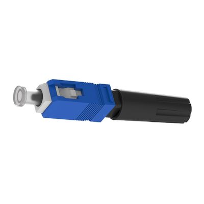 5 - Conector rápido de fibra óptica simple SC fabricado para el montaje de campo en redes FTTH