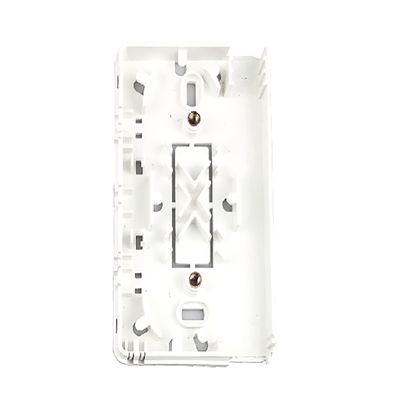 Panel de conexión de placa de fachada de fibra óptica de plástico ABS de 2 núcleos para red FTTX interior